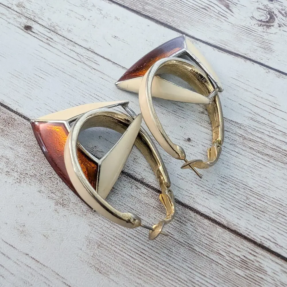 Vintage Goldette Earrings Dangle Earrings for Pierced Ears